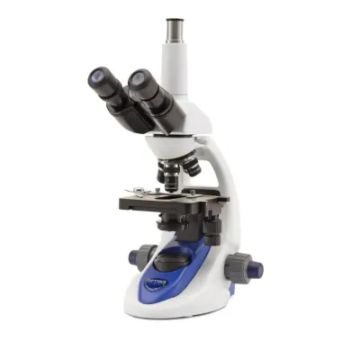 B-190 Trinocular Brightfield Microscope with 1000x Magnification and PLAN Objectives
