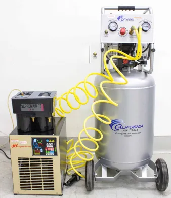 California Air Tools 20020AD Air Compressor with Ingersoll Rand D12IN Air Dryer Combo