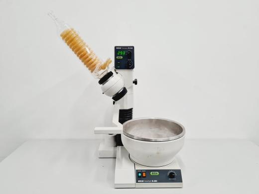 Buchi Rotavapor R-124 Rotary Evaporator with B-480 Laboratory Water Bath-cover