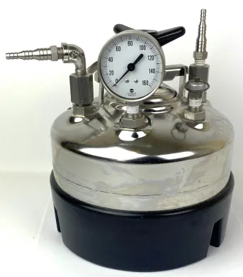Alloy Products Stainless Steel 5L Pressure Vessel, 100psi, ASME-UM Compliant