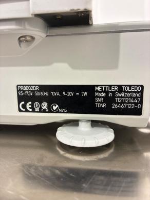 Mettler Toledo PR8002DR DeltaRange High-Precision Analytical Balance with Draft Shield-cover