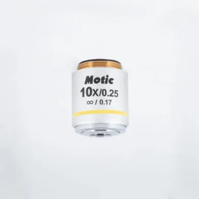 MOTIC CCIS Plan Achromatic Objective UC 10X/0.25 with 17.4mm Working Distance