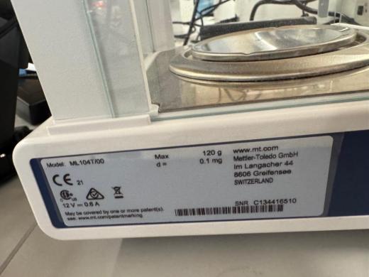 Mettler Toledo ML Analytical Balance-cover