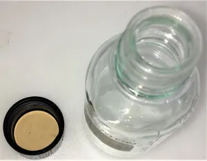Wheaton 219755 Graduated 125 mL Borosilicate Glass Media Bottle with Polypropylene Screw Cap, 2 of 3