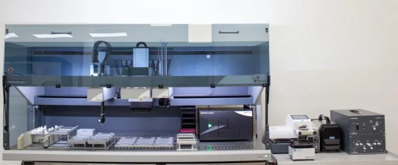 TECAN Freedom EVO 200 Automated Liquid Handling System for High-Throughput Screening