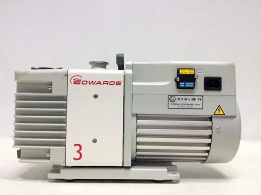 Edwards RV3 Rotary Vane Vacuum Pump 3.7 m³/h 2 ft³/min 48dB 50Hz Quiet-cover