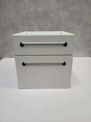 Interfurn 2-Drawer Low Cabinet in Cream-cover