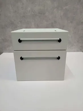 Interfurn 2-Drawer Low Cabinet in Cream