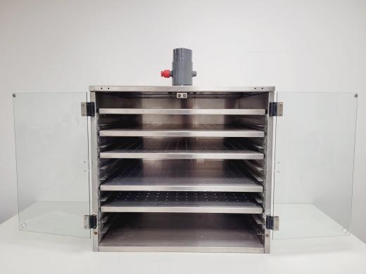 Resin Drying Cabinet with 5 Shelves for Controlled Sample Drying-cover
