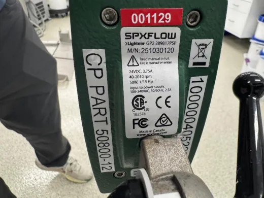 Lightnin SPXFlow Overhead Stirrer with Digital Speed Control for Laboratory Mixing