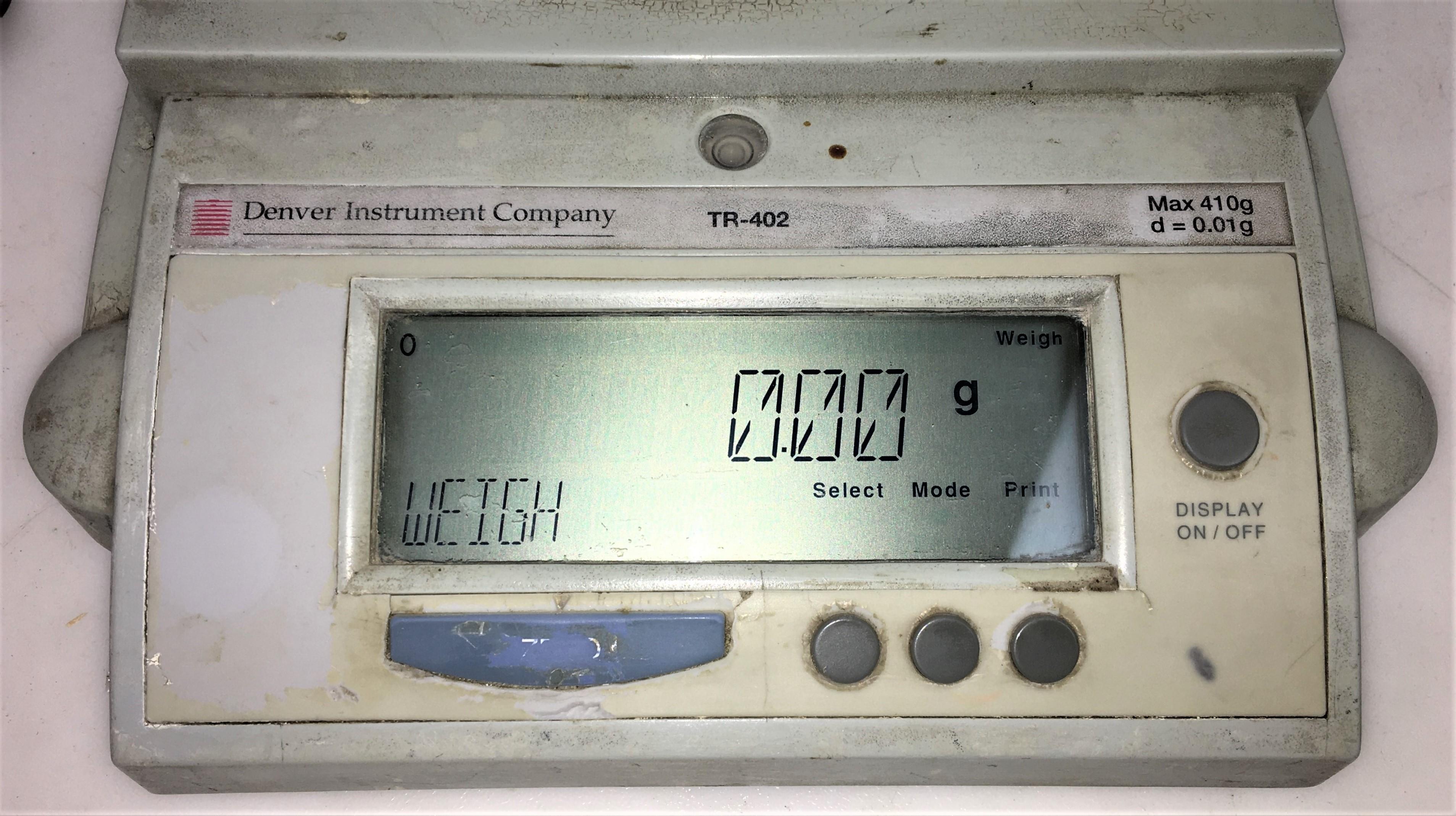 Denver TR-402 Top-Loading Balance (410g x 0.01g)