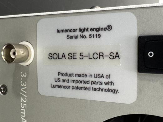 Lumencor Sola Light Engine Fluorescence Illumination Source for Microscopy-cover