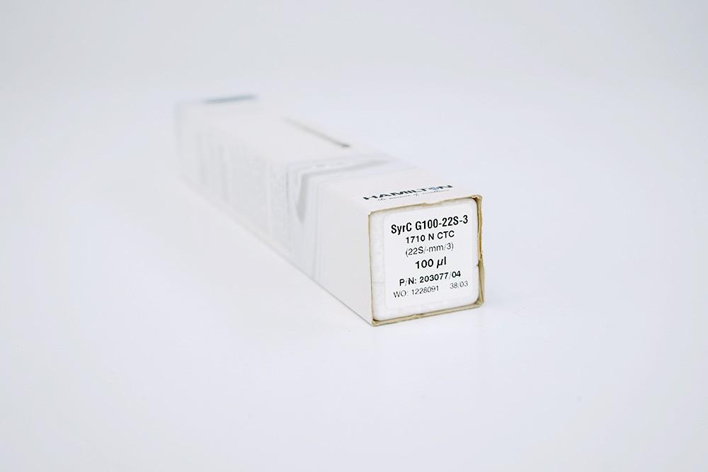 Hamilton Gerstel SyrC G100-22S-3 1710 N CTC 100 µL Autosampler Syringe 203077/04