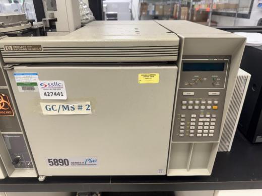 HP 5890 Series II Plus GC/MS System with Autosampler and Lenovo ThinkStation Control-cover