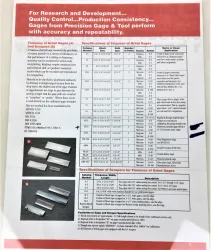 Precision Gage & Tool 6252 Fineness of Grind Gauge, 0-50 Micron Range, 8 of 11