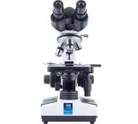 LW Scientific Revelation III DIN PLAN Trinocular Microscope with 4 Objectives and LED Illumination, 1 of 12