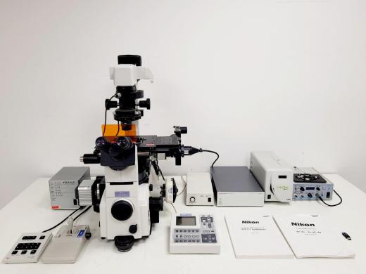 Nikon TE2000E Inverted Fluorescence Microscope for Live-Cell Imaging-cover