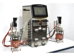 Sartorius Stedim Biostat B Twin Bioreactor System with 2L Autoclavable Single-Wall Glass Vessels, 4 of 27
