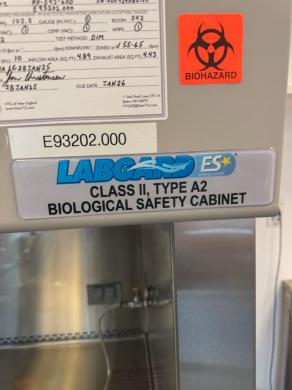 NuAire Labgard ES Class II A2 Biological Safety Cabinet for Biohazard Containment-cover