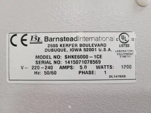 Thermo Scientific MaxQ 6000 SHKE6000-1CE Shaking Incubator for Controlled Cell Culture and Bioprocessing, 9 of 19
