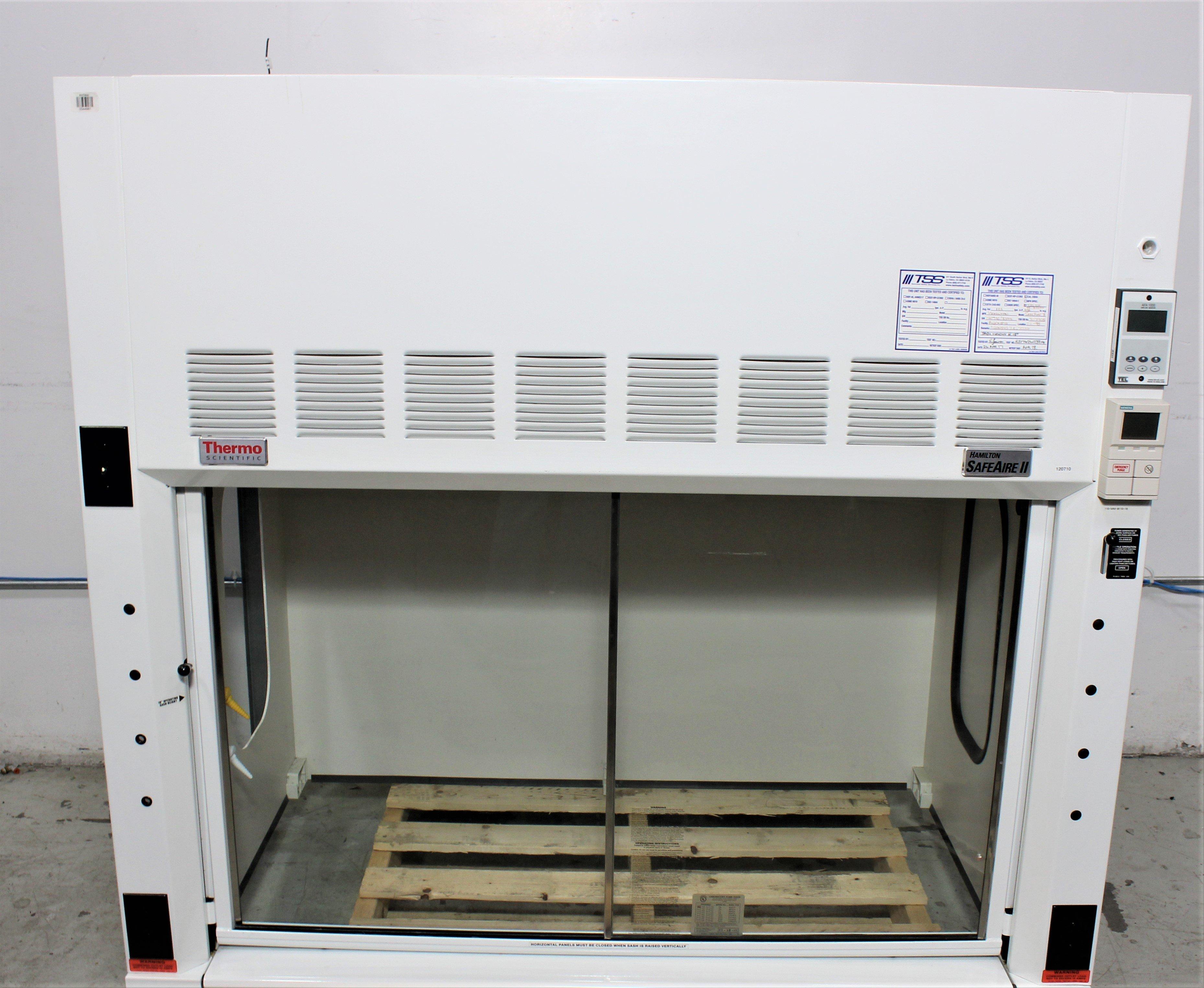 Hamilton SafeAire II UL 1805 Compliant Laboratory Fume Hood with AC Power and Gas Valves