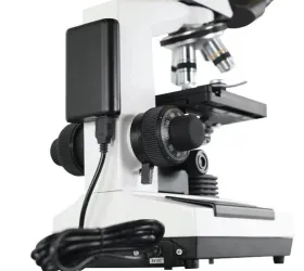 LW Scientific Revelation III DIN PLAN Trinocular Microscope with 4 Objectives and LED Illumination, 10 of 12