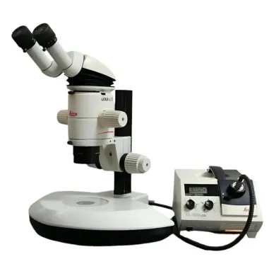 Leica MZ75 Stereomicroscope with KL 1500 Fiber Optic Illuminator