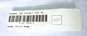 Agilent PRO-8-4 and 35117 SCD Tube Assembly and Parts for Electron Capture Detector, 2 of 3