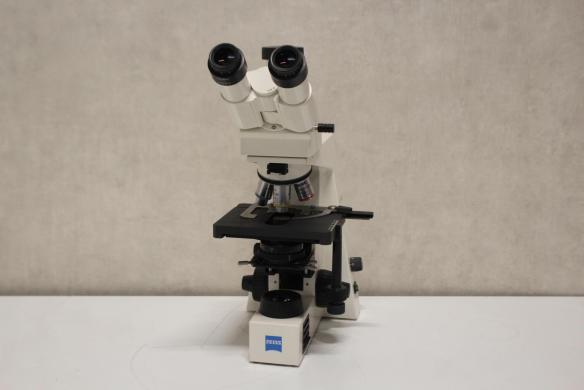 Zeiss Axiolab Trinocular Transmitted Light Microscope with Halogen Illumination-cover