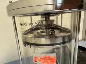 GE BPG 200/500 Preparative Glass Chromatography Column with Mobile Stainless Steel Base, 2 of 2