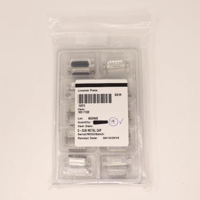 Conec 165X17169X D-Sub Metal Cap Connector, Pack of 19-cover
