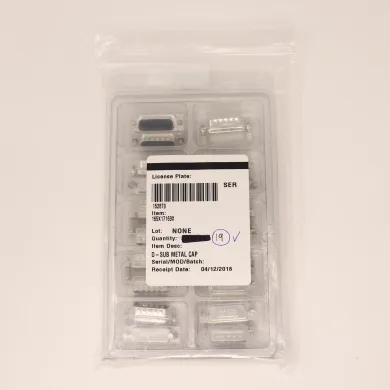 Conec 165X17169X D-Sub Metal Cap Connector, Pack of 19