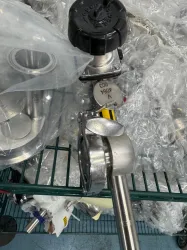 Miscellaneous Bioreactor Parts Kit with Valves, Sensors, and Connectors on Rolling Cart, 3 of 4