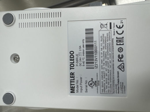 Mettler Toledo P-58RUE Precision Analytical Laboratory Printer Accessory-cover