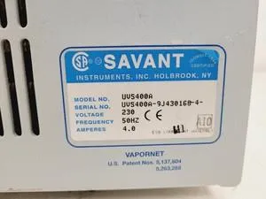 Savant Universal Vacuum System UVS400A with VaporNet Lab, 9 of 19