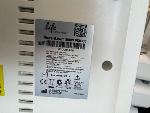 Life Technologies PowerEase 300W Single-Channel Electrophoresis Power Supply-cover