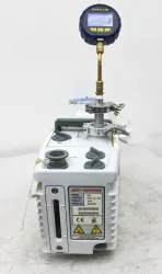 Edwards RV3 Rotary Vane Vacuum Pump, 2 Microns, 48 dBA, 50Hz, 120V/220V, 8 of 8
