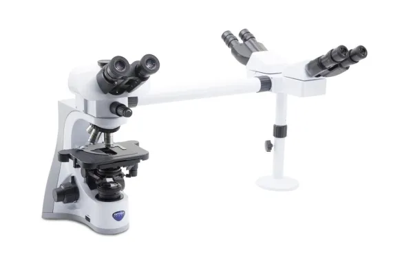 B-510 Trinocular Brightfield Microscope with IOS PLAN Objectives and 360° Rotatable Head