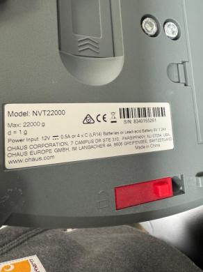 OHAUS Navigator Digital Bench Scale Model NVT22000 with 22 kg Capacity-cover
