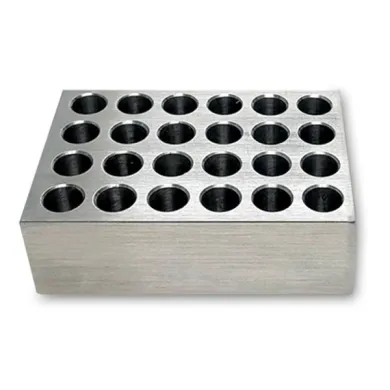 Benchmark IPD9600-48 Adapter for 48/4ml PC or PE vials, set of 2, aluminum, requires IPD9600-96