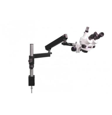 EMZ-5TR Trinocular Zoom Stereo Microscope with Articulated Arm Table Clamp Stand-cover