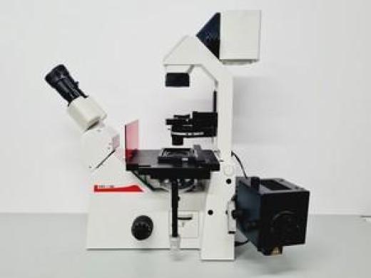 Leica DMIRB Inverted Microscope With 6 Objectives & EBQ 100 PSU Lab-cover