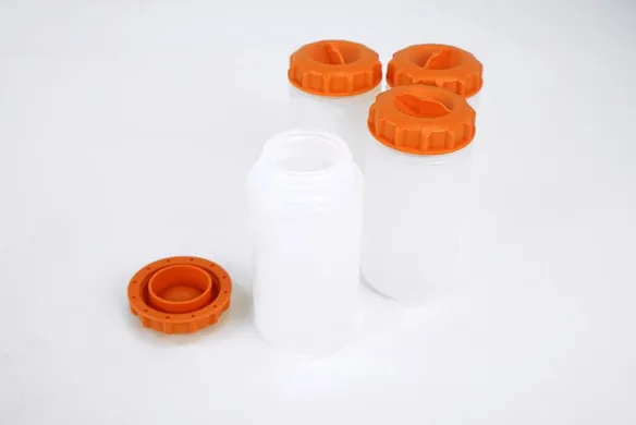 Qty 4 Corning 431841 250 mL Polypropylene Centrifuge Bottles with Seal Caps, Centrifugation