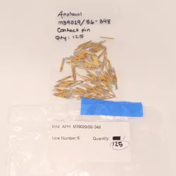 Amphenol M39029/56-348 Gold Crimp Contact Socket 22D 22-28 AWG, Pack of 125, 2 of 5