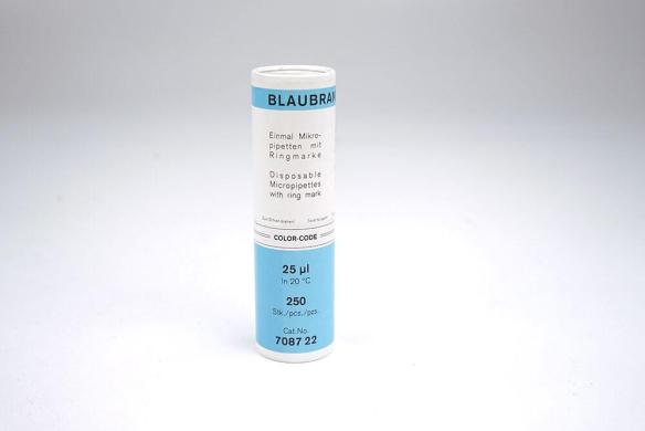 Blaubrand intraMark 25 µL Micropipettes, 250 Pieces, 708722-cover
