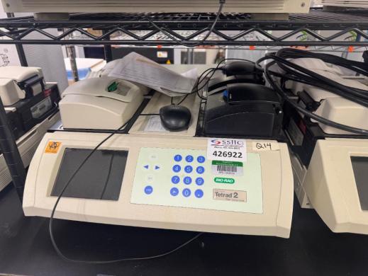 Bio-Rad Tetrad 2 Peltier Thermal Cycler for PCR Amplification with Alpha Unit Block Assembly-cover