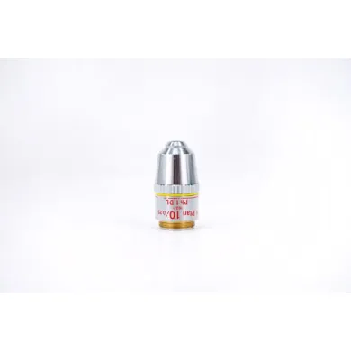 Nikon E Plan 10x/0.25 Ph1 DL 160/- Microscope Objective Lens for Phase Contrast Microscopy