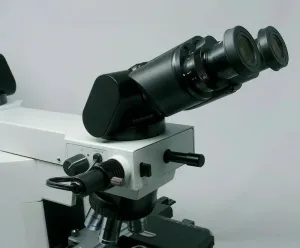 Olympus BX40 Dual Head Compound Microscope with Front to Back Bridge and 2x Objective, 3 of 7