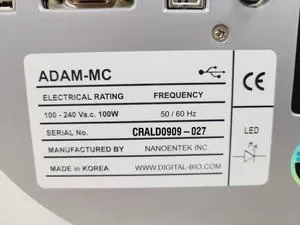 Nanoentek ADAM-MC Automatic Cell Counter with Keypad, 5 of 16