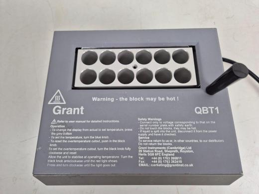 Grant QBT1 Digital Dry Block Heater for Precise Sample Temperature Control-cover
